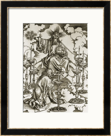 Vision Of The Seven Candlesticks by Albrecht Dürer Pricing Limited Edition Print image
