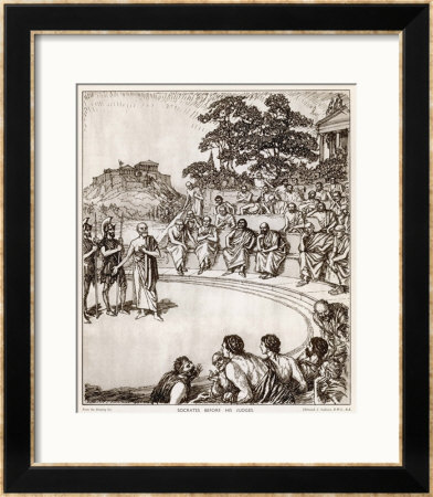 Socrates On Trial Before The Councill Of Athens by Edmund J. Sullivan Pricing Limited Edition Print image