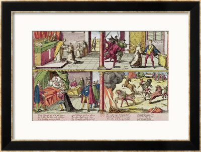 The Assassination Of Henri Iii And The Execution Of His Killer, Jacques Clement 1589-92 by Franz Hogenberg Pricing Limited Edition Print image