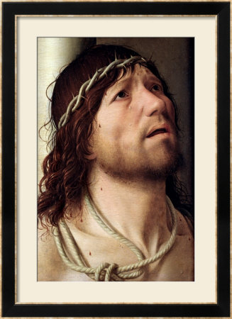 Christ At The Column, Circa 1475 by Antonello Da Messina Pricing Limited Edition Print image