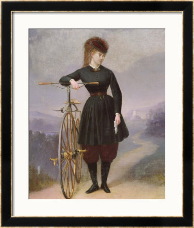 Blanche D'antigny And Her Velocipede by Betinet Pricing Limited Edition Print image