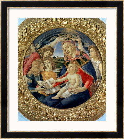 Madonna Of The Magnificat, 1482 by Sandro Botticelli Pricing Limited Edition Print image