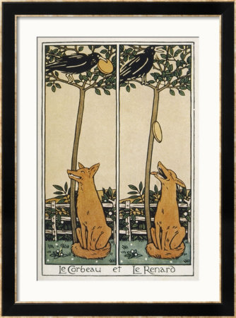 The Fox And The Crow by T.C. Derrick Pricing Limited Edition Print image