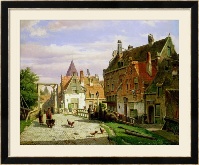 Man With A Wheelbarrow by Willem Koekkoek Pricing Limited Edition Print image