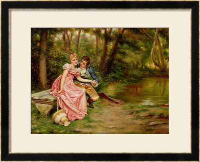 The Lovers by Joseph Frederic Charles Soulacroix Pricing Limited Edition Print image