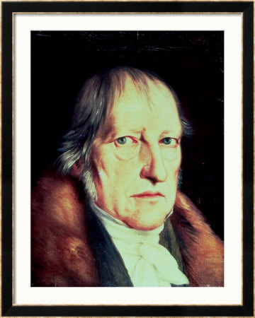 Portrait Of Georg Wilhelm Friedrich Hegel, 1825 by Jacob Schlesinger Pricing Limited Edition Print image