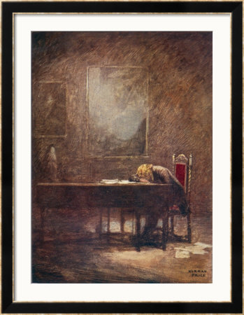 Frederic Chopin Polish Musician Composing His C Minor Etude by Norman Price Pricing Limited Edition Print image