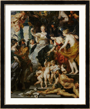 The Happiness Of Regency, From The Medici Cycle by Peter Paul Rubens Pricing Limited Edition Print image