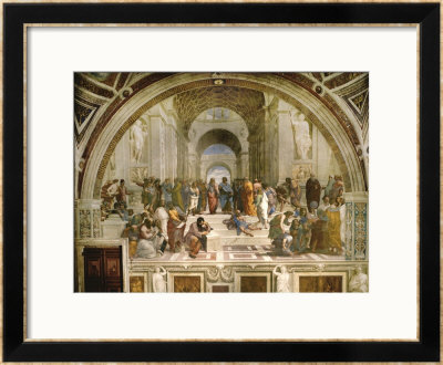 School Of Athens, Circa 1510-1512, One Of The Murals Raphael Painted For Pope Julius Ii by Raphael Pricing Limited Edition Print image