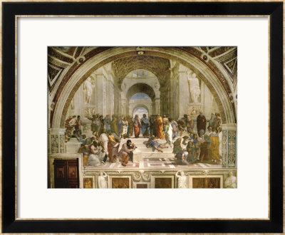 School Of Athens, Circa 1510-1512, One Of The Murals Raphael Painted For Pope Julius Ii by Raphael Pricing Limited Edition Print image