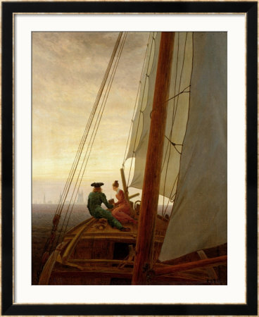 On Board A Sailing Ship, 1819 by Caspar David Friedrich Pricing Limited Edition Print image