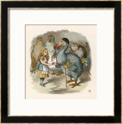 Alice And The Dodo by John Tenniel Pricing Limited Edition Print image