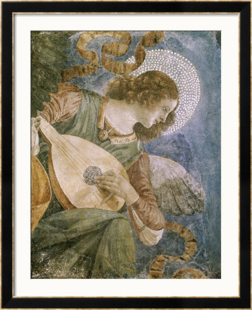 Angel With Lute by Melozzo Da Forlí Pricing Limited Edition Print image