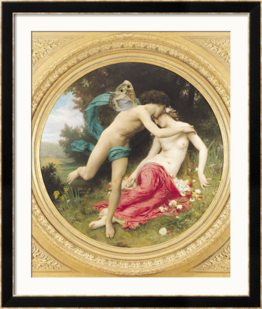 Flora And Zephyr, 1875 by William Adolphe Bouguereau Pricing Limited Edition Print image