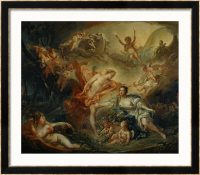 Apollo Revealing His Divinity To The Shepherdess Issa by Francois Boucher Pricing Limited Edition Print image
