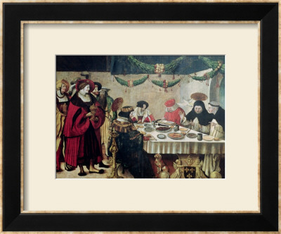 St. Thomas Aquinas (1214-74) And Louis Ix (1215-70) by Niklaus Manuel Pricing Limited Edition Print image