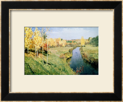 Golden Autumn, 1895 by Isaak Ilyich Levitan Pricing Limited Edition Print image