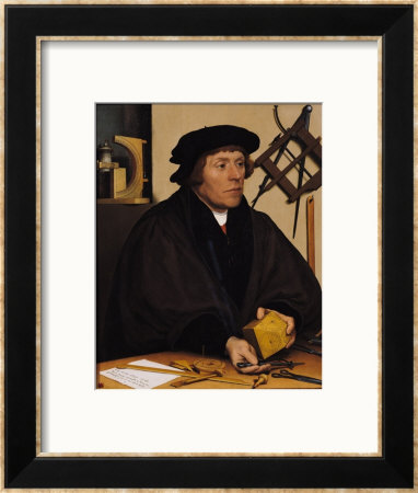 Portrait Of Nicholas Kratzer (1487-Circa 1550) 1528 by Hans Holbein The Younger Pricing Limited Edition Print image