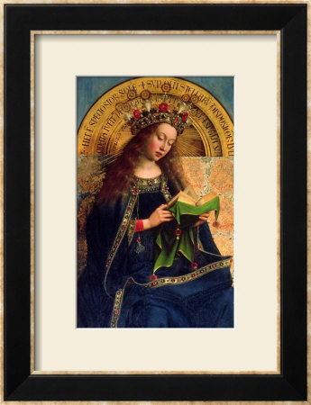 The Ghent Altarpiece, The Virgin Mary, 1432 by Hubert & Jan Van Eyck Pricing Limited Edition Print image