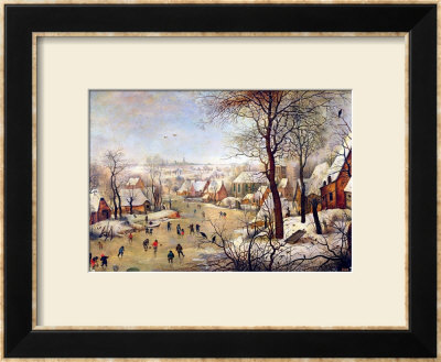Winter Landscape With Bird Trap by Pieter Brueghel The Younger Pricing Limited Edition Print image