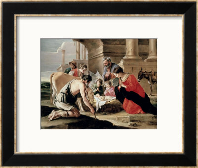 Adoration Of The Shepherds by Louis Le Nain Pricing Limited Edition Print image