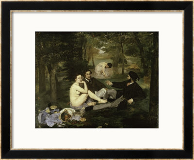 Le Dejeuner Sur L'herbe by Edouard Manet Pricing Limited Edition Print image