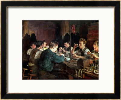 The Glass Blowers, 1883 by Charles Frederic Ulrich Pricing Limited Edition Print image