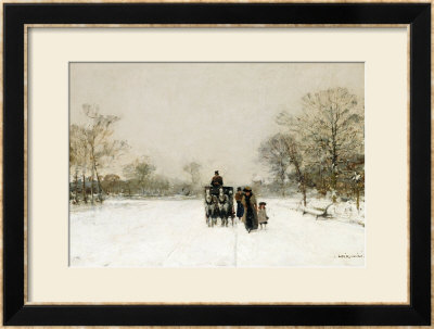 In The Snow by Luigi Loir Pricing Limited Edition Print image