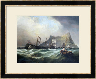 Neptune, Towing The Victory Into Gibraltar Harbour After The Battle Of Trafalgar by Clarkson Stanfield Pricing Limited Edition Print image