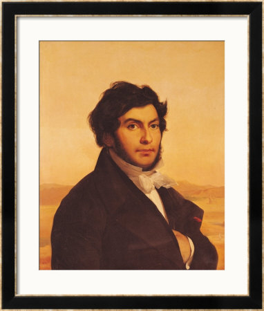 Portrait Of Jean-Francois Champollion (1790-1832) 1831 by Leon Cogniet Pricing Limited Edition Print image