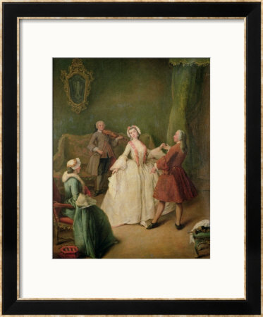 The Dancing Lesson by Pietro Longhi Pricing Limited Edition Print image