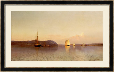 Late Afternoon, Haverstraw Bay, 1871 by Francis Augustus Silva Pricing Limited Edition Print image