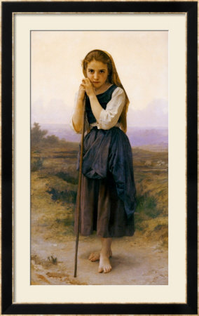 Petite Bergere by William Adolphe Bouguereau Pricing Limited Edition Print image