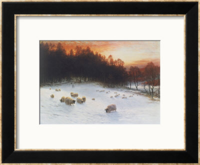 Winter Sunset by Joseph Farquharson Pricing Limited Edition Print image