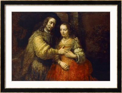 The Jewish Bride by Rembrandt Van Rijn Pricing Limited Edition Print image