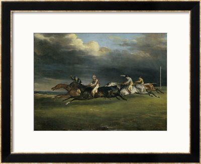 Course De Chevaux A Epsom by Theodore Gericault Pricing Limited Edition Print image