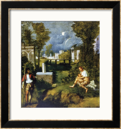 The Tempest, Gallerie Dell'accademia, Venice by Giorgione Pricing Limited Edition Print image