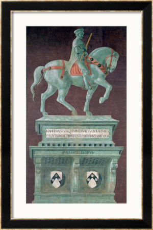 Equestrian Monument To Sir John Hawkwood 1436 by Paolo Uccello Pricing Limited Edition Print image