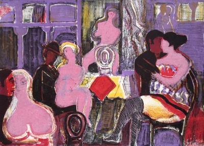 Scene De Maison Close by Carlos Torrallardona Pricing Limited Edition Print image