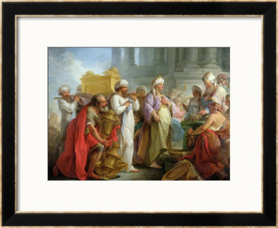 Solomon Before The Ark Of The Covenant, 1747 by Blaise Nicolas Le Sueur Pricing Limited Edition Print image