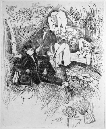 Petit Dejeuner Sur L'herbe (2Eme Etat) by Louis Cane Pricing Limited Edition Print image