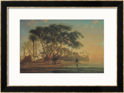 Arab Oasis, 1853 by Narcisse Berchere Pricing Limited Edition Print image