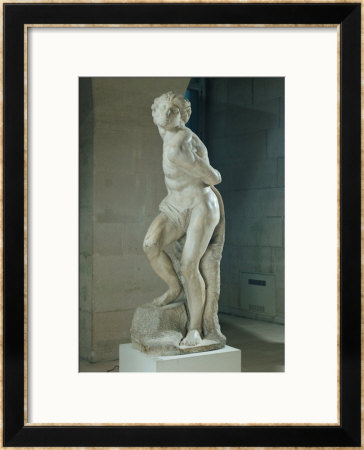 The Rebellious Slave, 1513-15 by Michelangelo Buonarroti Pricing Limited Edition Print image