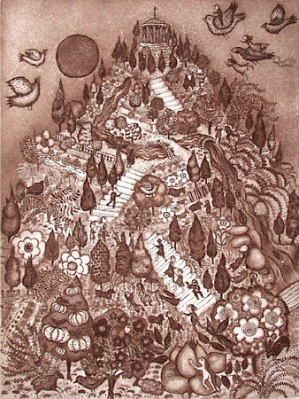 Les 7 Merveilles Du Monde - Babylone by Francoise Deberdt Pricing Limited Edition Print image