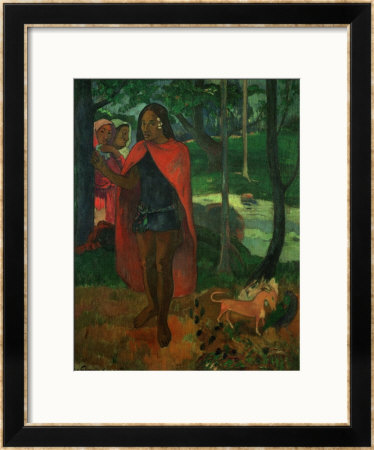 The Magician Of Hiva Oa Or The Marquisian Man With The Red Cape, 1902 by Paul Gauguin Pricing Limited Edition Print image