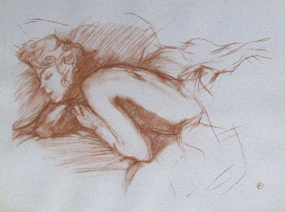 Dessins : Femme Endormie by Henri De Toulouse-Lautrec Pricing Limited Edition Print image