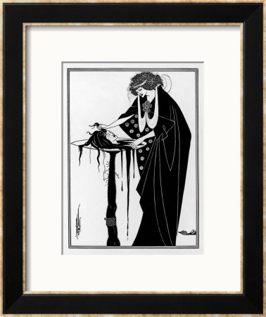 The Dancer's Reward: The Head On A Platter by Aubrey Beardsley Pricing Limited Edition Print image