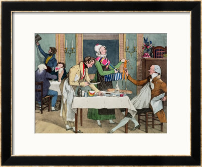 Le Restaurant, Published By Rodwell And Martin, 1820 by John James Chalon Pricing Limited Edition Print image