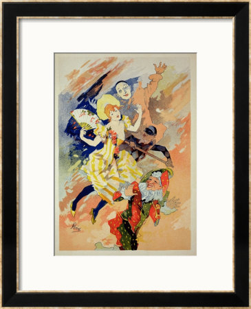 Reproduction Of A Poster For A Pantomime, 1891 by Jules Cheret Pricing Limited Edition Print image
