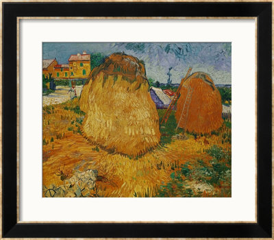 Haystacks In Provence, C.1888 by Vincent Van Gogh Pricing Limited Edition Print image